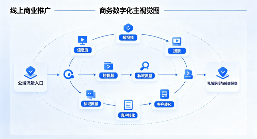 广州线上商业推广怎么做？全域流量闭环搭建与低成本转化实战指南